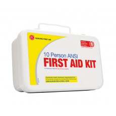 10 Person ANSI/OSHA First Aid Kit, Metal Case
