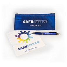 SafeSitter® Pen Pouch with Stylus and Cloth